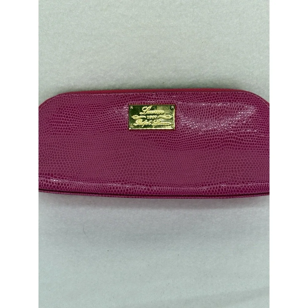 NWOT Lauren Ralph Lauren Pink Sloan Street‎ Triangle Cosmetic Bag